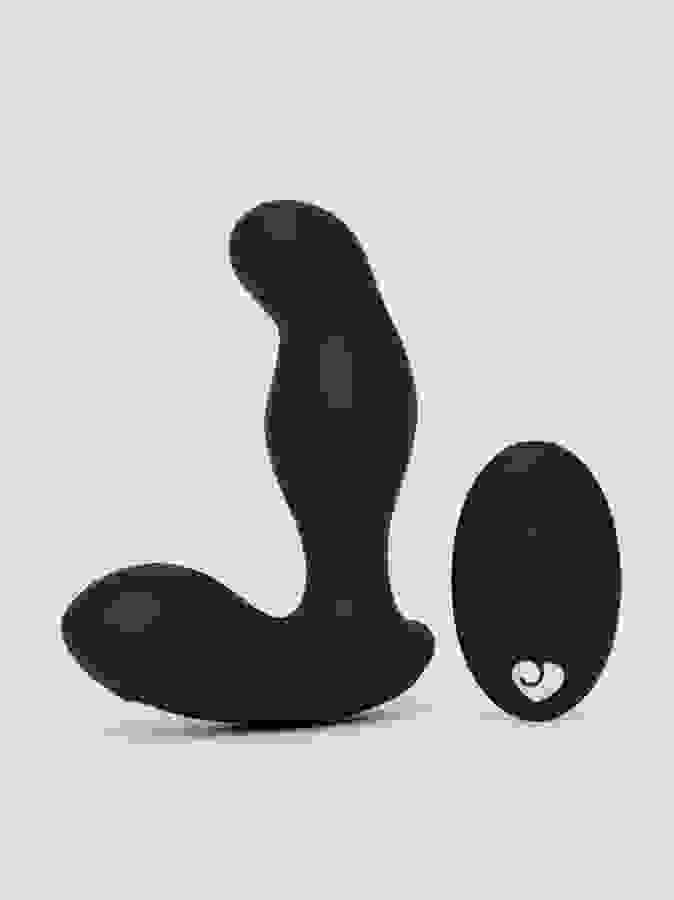 Lovehoney High Roller Remote Control Rotating Prostate Massager, Black, hi-res